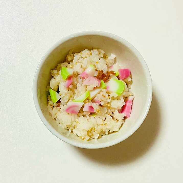 蒲鉾混ぜご飯